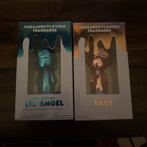 Harajuku Lovers Pop Electric Baby and Lil' Angel Set - Pink and Blue - Picture 9 of 9